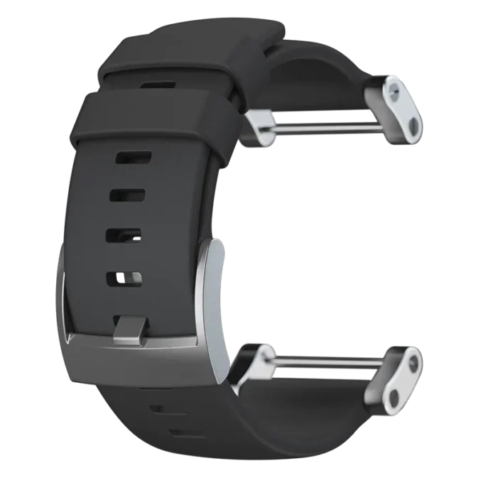 Czarny płaski pasek silikonowy Suunto Core – pasek do modeli Core Czarny płaski pasek silikonowy Suunto Core – pasek do modeli Core