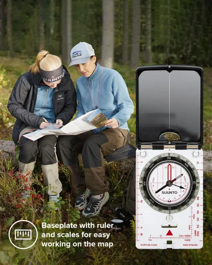 Kompas lustrzany Suunto MC-2 NH USGS do wypraw górskich Kompas lustrzany Suunto MC-2 NH USGS do wypraw górskich