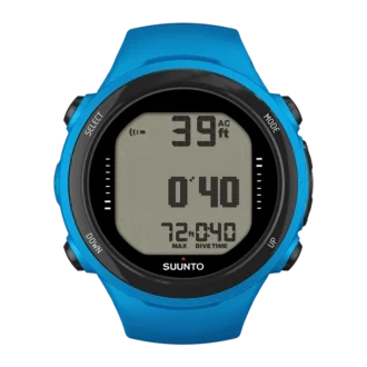 Komputer nurkowy Suunto D4i novo blue wielkości zegarka