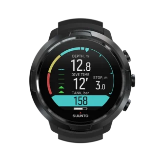 Komputer nurkowy Suunto D5 w całości w kolorze All Black z kolorowym ekranem i wymiennymi