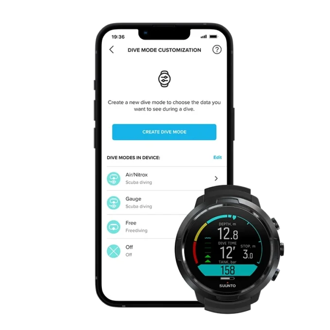 Komputer nurkowy Suunto D5 Black Lime dla początkujących Komputer nurkowy Suunto D5 Black Lime dla początkujących