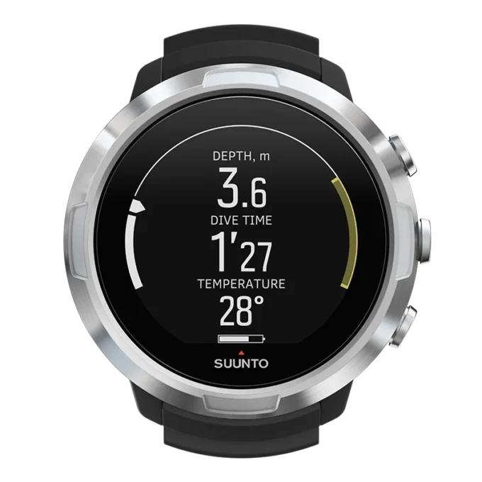 Komputer nurkowy Suunto D5 w kolorze czarnym dla początkujących i nurków rekreacyjnych