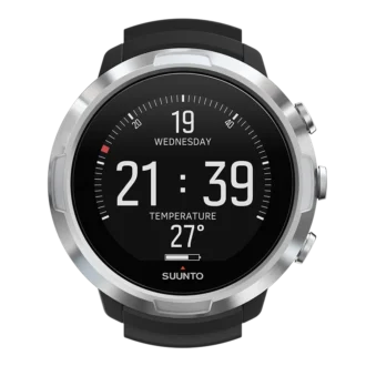 Komputer nurkowy Suunto D5 w kolorze czarnym dla początkujących i nurków rekreacyjnych