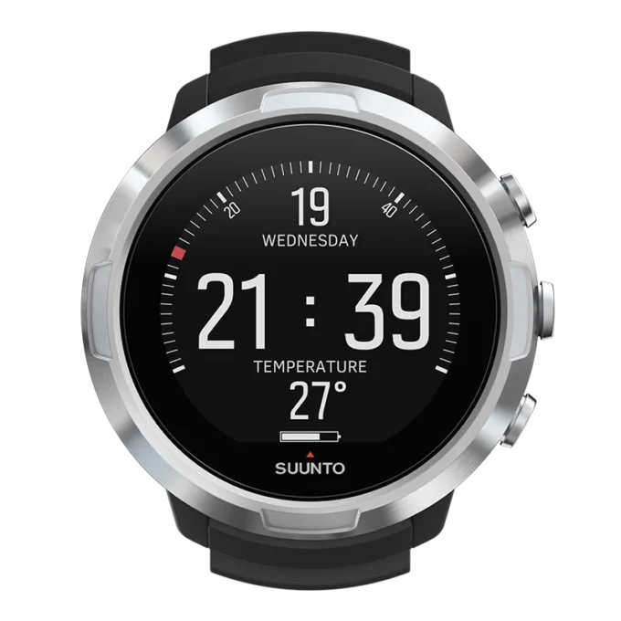 Komputer nurkowy Suunto D5 w kolorze czarnym dla początkujących i nurków rekreacyjnych
