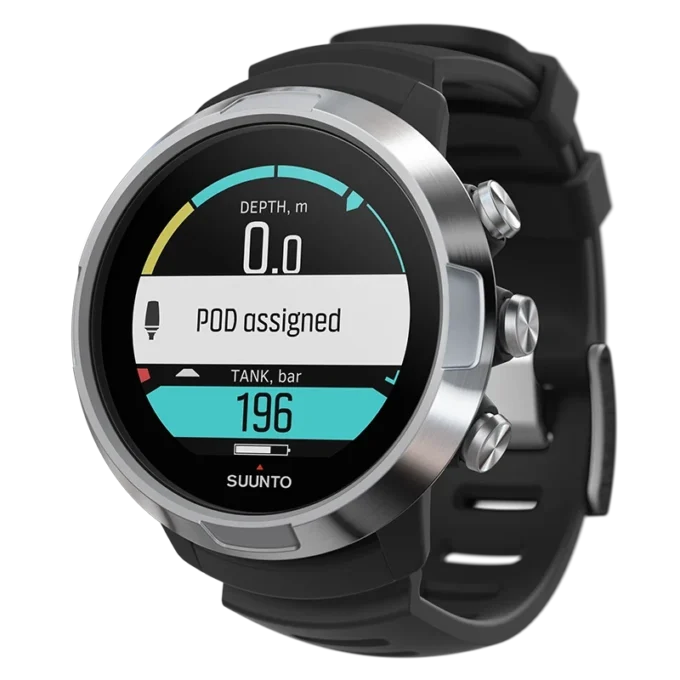 Komputer nurkowy Suunto D5 w kolorze czarnym dla początkujących i nurków rekreacyjnych