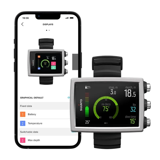 Komputer nurkowy Suunto eon core black dla każdego nurka Komputer nurkowy Suunto eon core black dla każdego nurka
