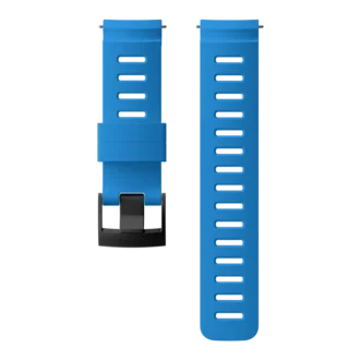 Niebieski silikonowy pasek Suunto 24 mm przeznaczony do nurkowania