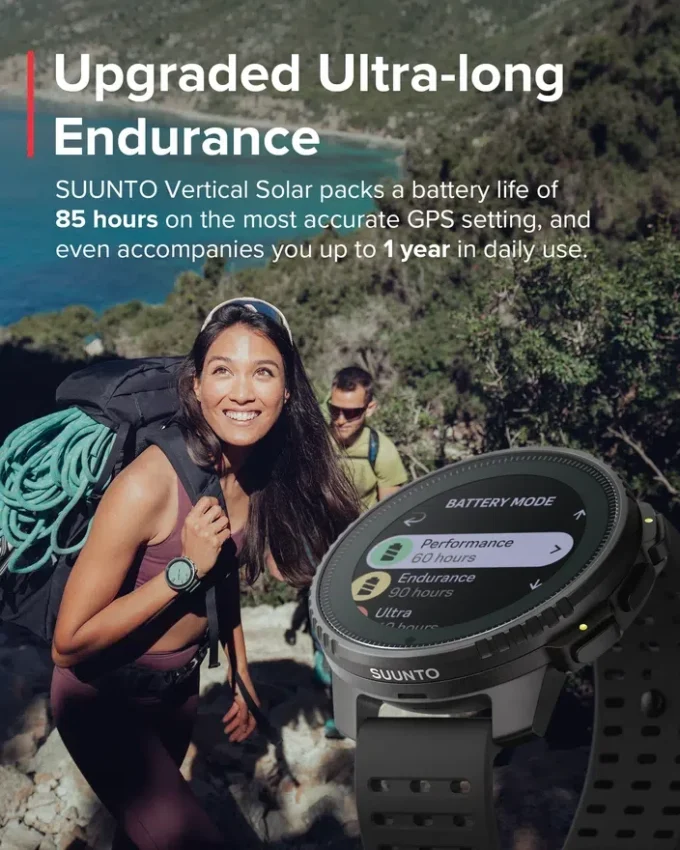 Odnowiony Suunto Vertical Solar All Black Odnowiony Suunto Vertical Solar All Black