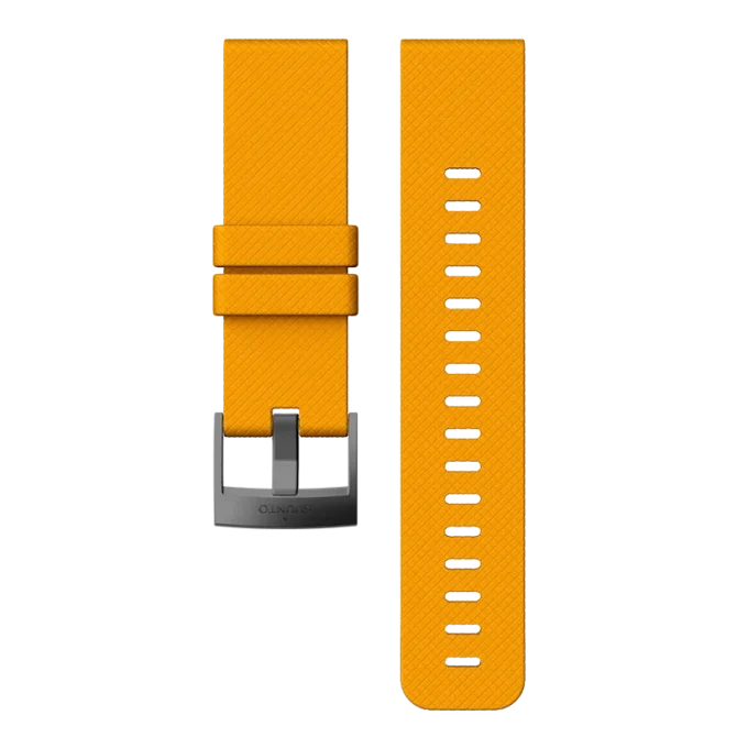 Pasek silikonowy Suunto Traverse w kolorze bursztynowym – pasek do wariantów Traverse Pasek silikonowy Suunto Traverse w kolorze bursztynowym – pasek do wariantów Traverse