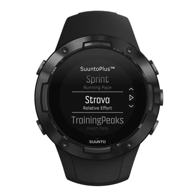 Suunto 5 All Black – kompaktowy sportowy zegarek GPS o doskonałej żywotności baterii