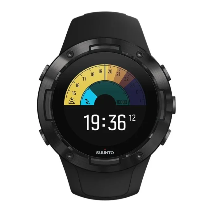 Suunto 5 All Black – kompaktowy sportowy zegarek GPS o doskonałej żywotności baterii