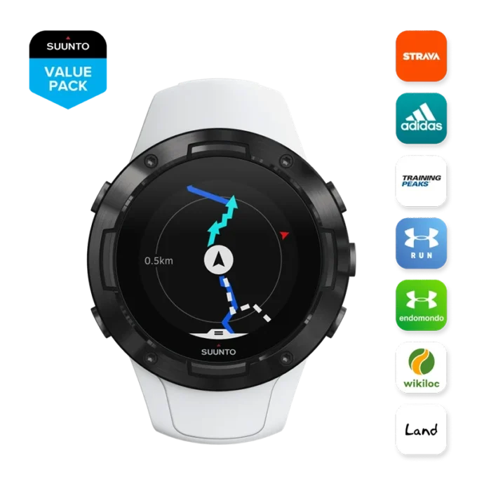 Suunto 5 biały czarny Suunto 5 biały czarny