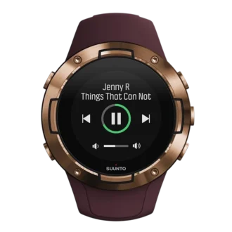 Suunto 5 burgundy copper – kompaktowy sportowy zegarek GPS o doskonałej żywotności baterii