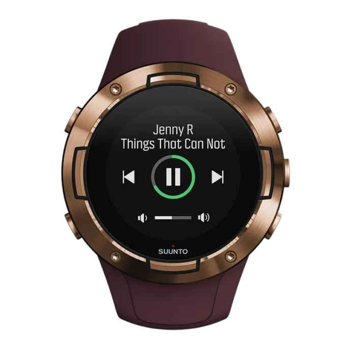 Suunto 5 burgundy copper – kompaktowy sportowy zegarek GPS o doskonałej żywotności baterii