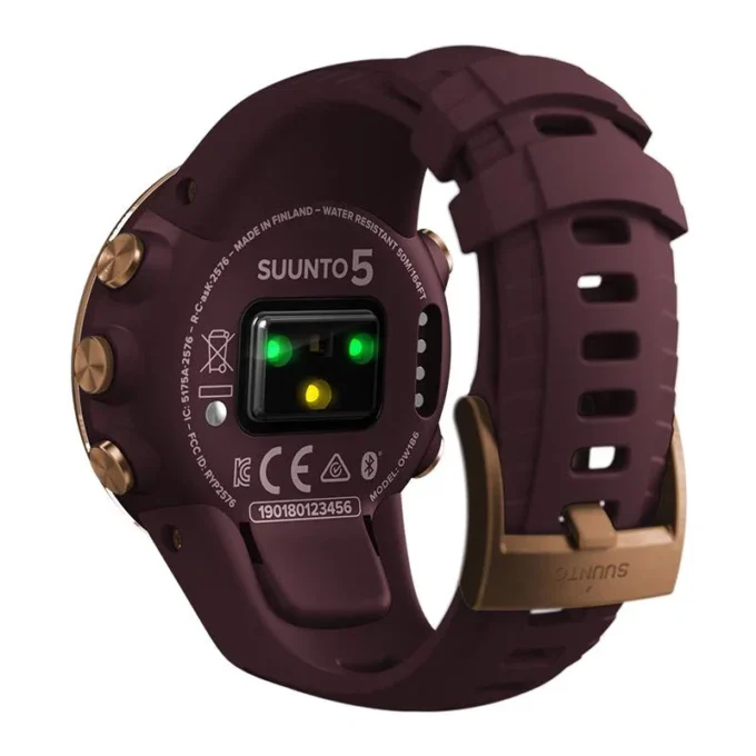 Suunto 5 burgundy copper – kompaktowy sportowy zegarek GPS o doskonałej żywotności baterii