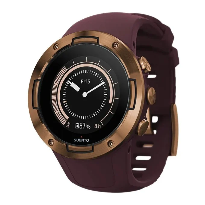 Suunto 5 burgundy copper – kompaktowy sportowy zegarek GPS o doskonałej żywotności baterii