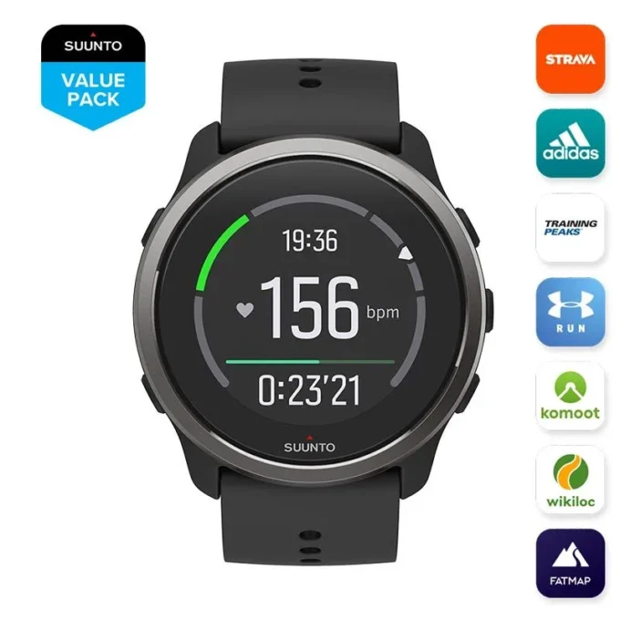 Suunto 5 Peak Black – lekki zegarek multisportowy do treningu, odkrywania i dbania o dobre samopoczucie Suunto 5 Peak Black – lekki zegarek multisportowy do treningu, odkrywania i dbania o dobre samopoczucie