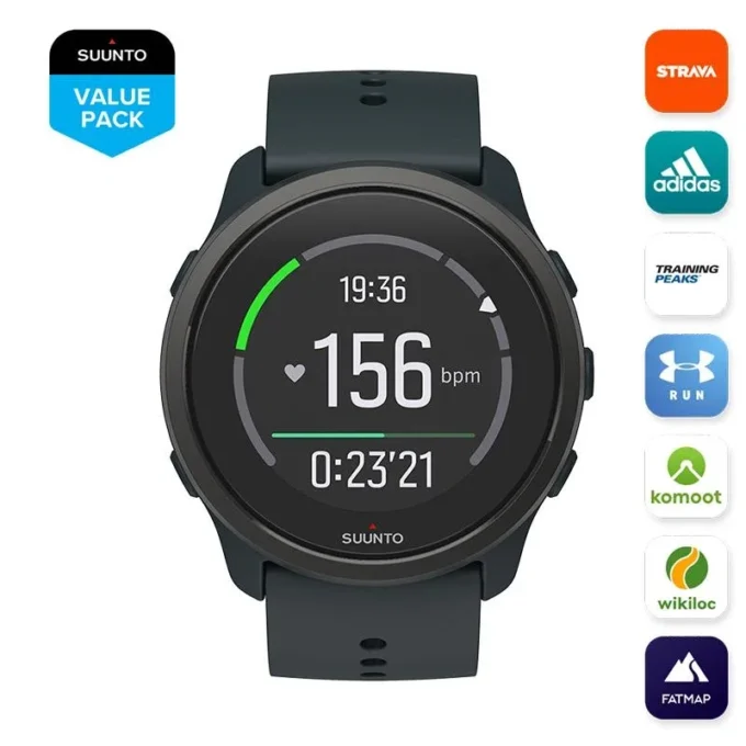 Suunto 5 Peak Cave Green – lekki zegarek multisportowy do treningu, odkrywania i dbania o dobre samopoczucie Suunto 5 Peak Cave Green – lekki zegarek multisportowy do treningu, odkrywania i dbania o dobre samopoczucie