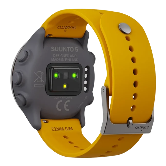 Suunto 5 Peak ochre – lekki zegarek multisportowy do treningu, odkrywania i dbania o dobre samopoczucie Suunto 5 Peak ochre – lekki zegarek multisportowy do treningu, odkrywania i dbania o dobre samopoczucie