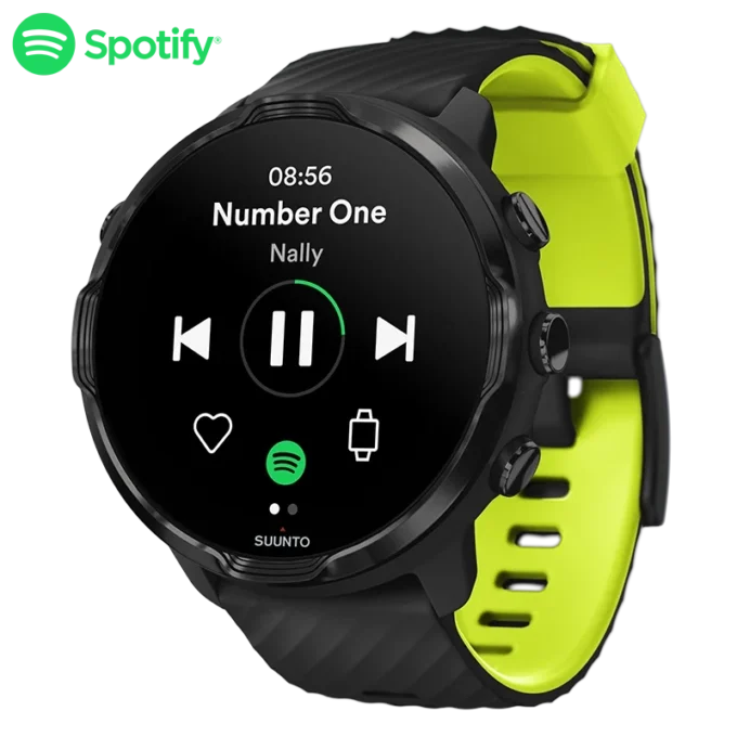 Suunto 7 black lime – smartwatch z wszechstronnymi funkcjami sportowymi