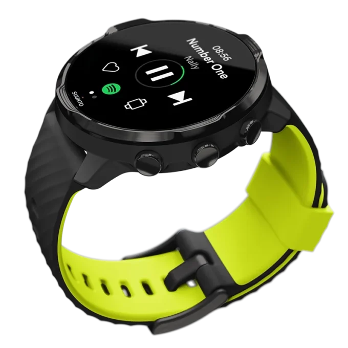 Suunto 7 black lime – smartwatch z wszechstronnymi funkcjami sportowymi