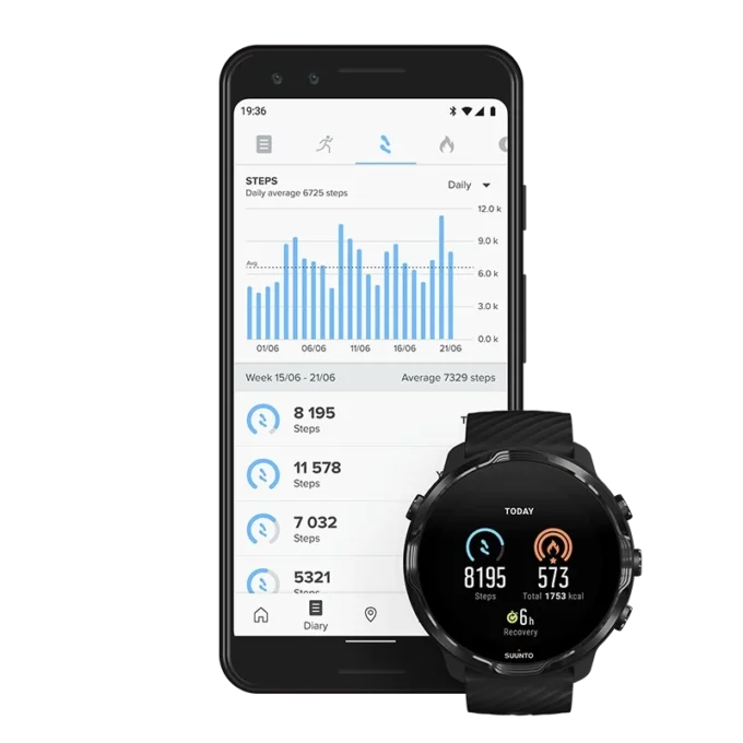 Suunto 7 black lime – smartwatch z wszechstronnymi funkcjami sportowymi