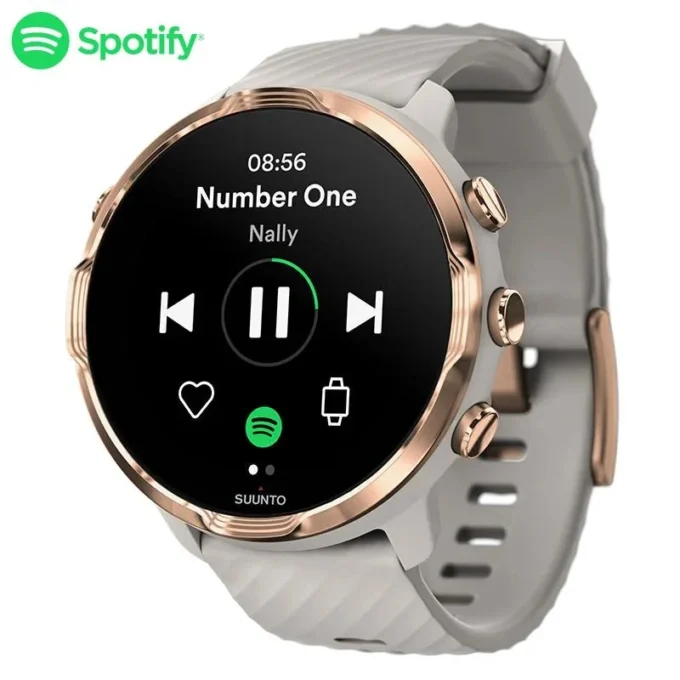 Suunto 7 w kolorze piaskowym z różowym złotem – smartwatch z wszechstronnymi funkcjami sportowymi