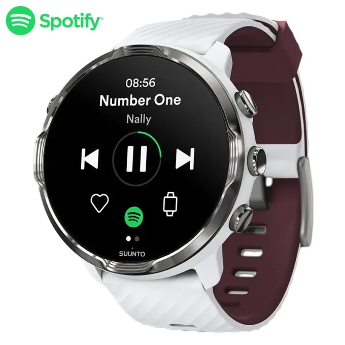 Suunto 7 white burgundy – smartwatch z wszechstronnymi funkcjami sportowymi Suunto 7 white burgundy – smartwatch z wszechstronnymi funkcjami sportowymi