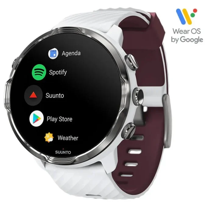 Suunto 7 white burgundy – smartwatch z wszechstronnymi funkcjami sportowymi Suunto 7 white burgundy – smartwatch z wszechstronnymi funkcjami sportowymi