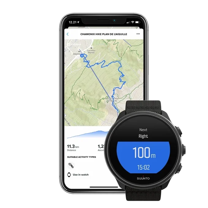 Suunto 9 Baro charcoal black titanium – wytrzymały zegarek GPS