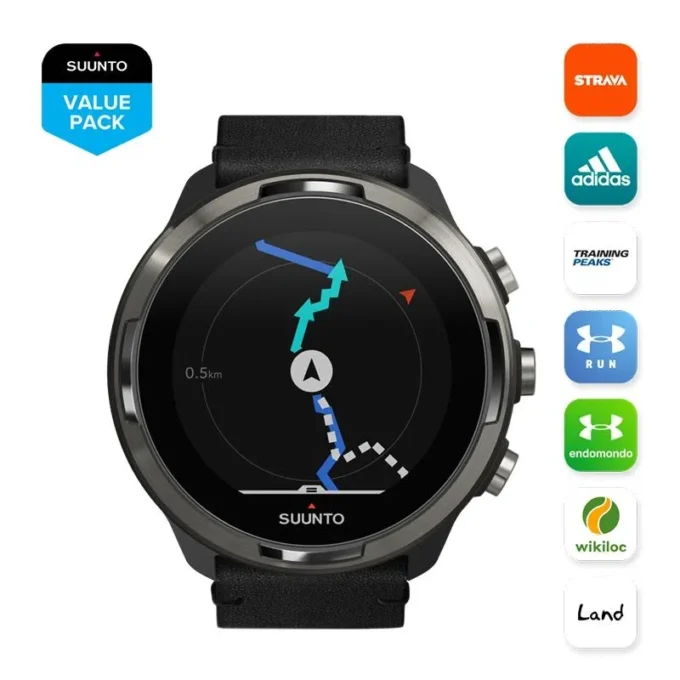 Suunto 9 Baro Titanium Leather Suunto 9 Baro Titanium Leather