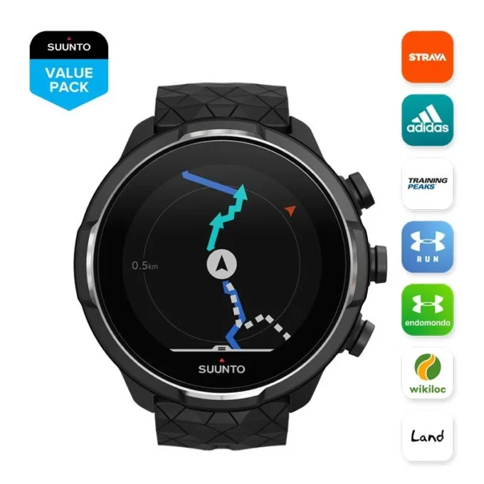 Suunto 9 Baro Titanium – sportowy zegarek GPS o długiej żywotności baterii Suunto 9 Baro Titanium – sportowy zegarek GPS o długiej żywotności baterii