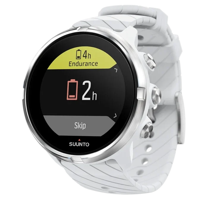 Suunto 9 biały – sportowy zegarek z GPS i długim czasem pracy baterii