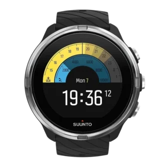 Suunto 9 black – sportowy zegarek GPS o długiej żywotności baterii
