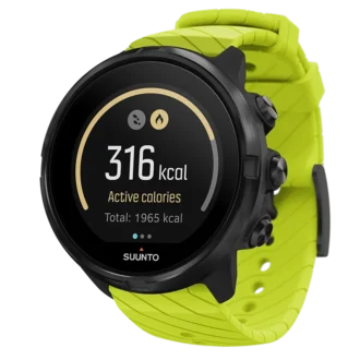 Suunto 9 lime – sportowy zegarek GPS o długiej żywotności baterii