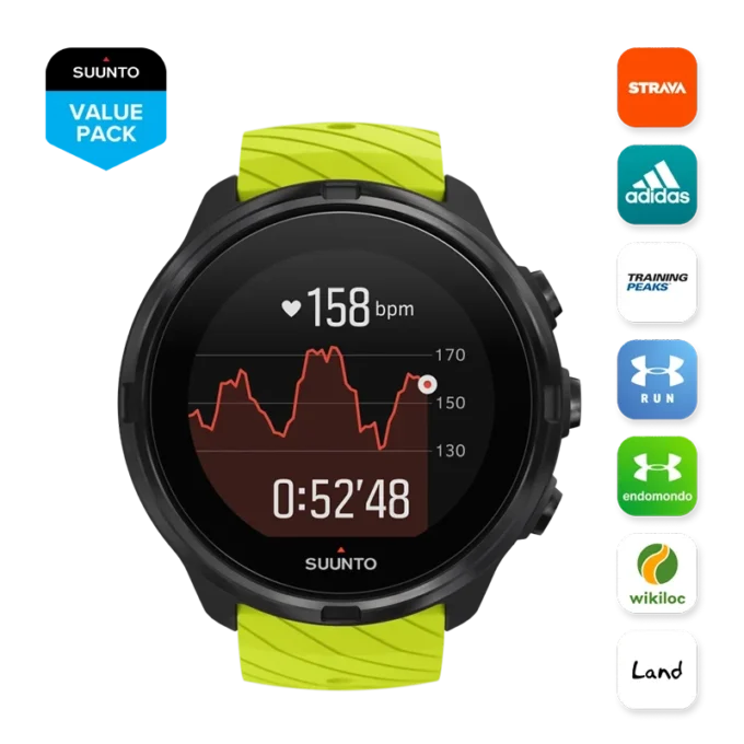 Suunto 9 lime – sportowy zegarek GPS o długiej żywotności baterii Suunto 9 lime – sportowy zegarek GPS o długiej żywotności baterii
