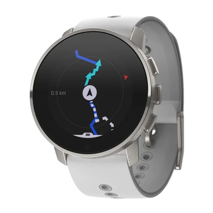 Suunto 9 Peak Birch White Titanium – ultracienki, mały, wytrzymały sportowy zegarek GPS