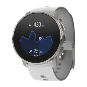 Suunto 9 Peak Birch White Titanium – ultracienki, mały, wytrzymały sportowy zegarek GPS