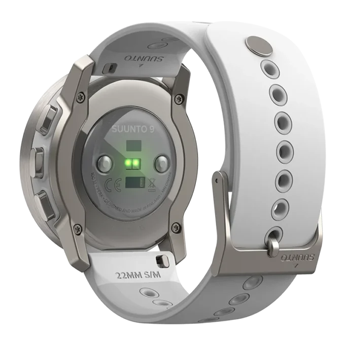 Suunto 9 Peak Birch White Titanium – ultracienki, mały, wytrzymały sportowy zegarek GPS