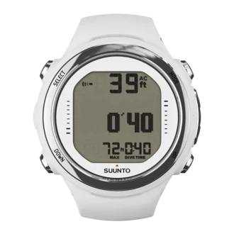 Suunto D4i novo white – lekki i kompaktowy komputer nurkowy