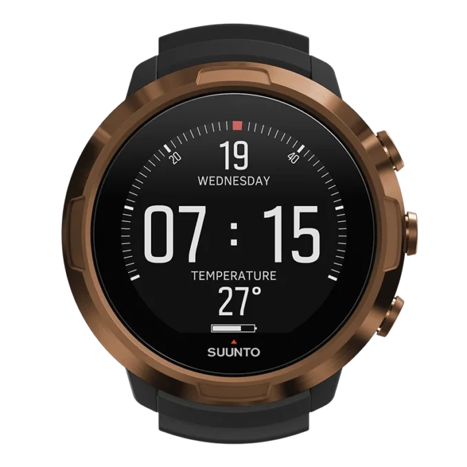 Suunto D5 copper – komputer nurkowy wielkości zegarka dla nurków rekreacyjnych