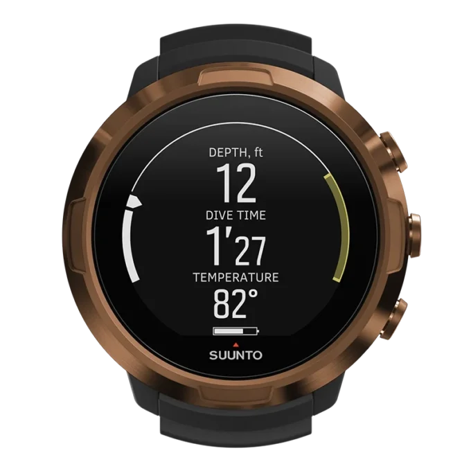 Suunto D5 copper – komputer nurkowy wielkości zegarka dla nurków rekreacyjnych