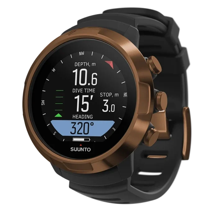 Suunto D5 copper – komputer nurkowy wielkości zegarka dla nurków rekreacyjnych