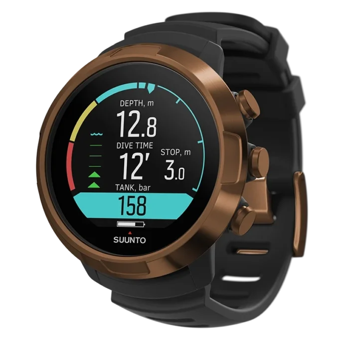 Suunto D5 copper – komputer nurkowy wielkości zegarka dla nurków rekreacyjnych