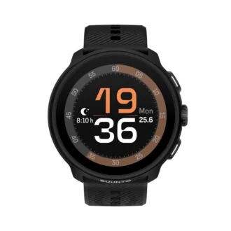 Suunto Run All Black z silikonowym paskiem