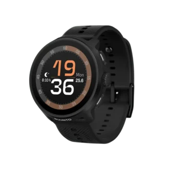 Suunto Run All Black z silikonowym paskiem
