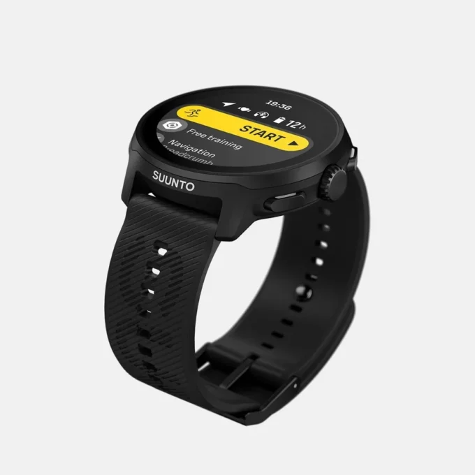 Suunto Run All Black z silikonowym paskiem Suunto Run All Black z silikonowym paskiem