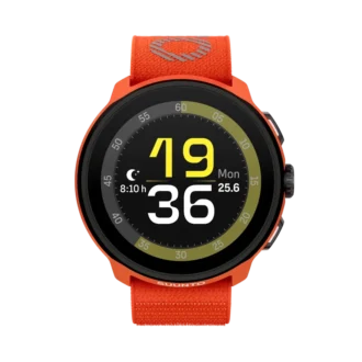 Suunto Run w kolorze koralowo-pomarańczowym