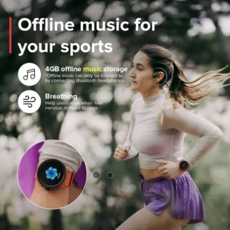 Suunto Run w kolorze koralowo-pomarańczowym