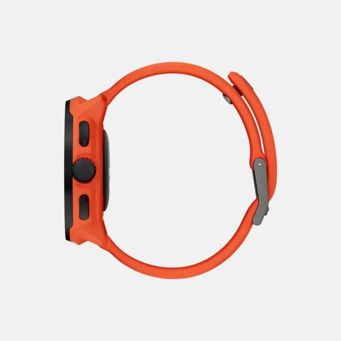 Suunto Run w kolorze koralowo-pomarańczowym z silikonowym paskiem Suunto Run w kolorze koralowo-pomarańczowym z silikonowym paskiem